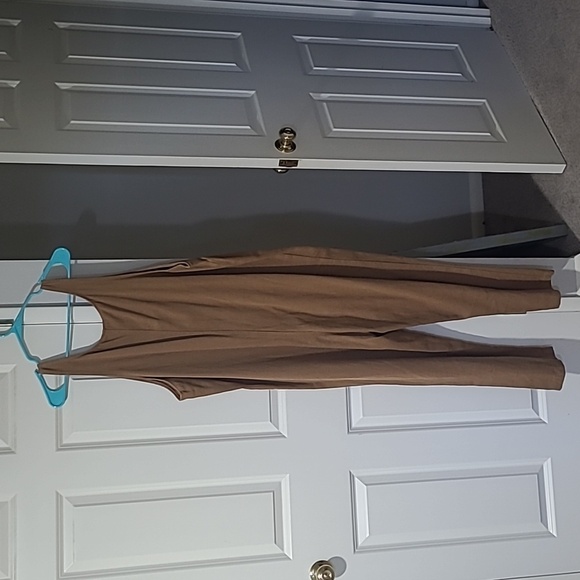 Jungmaven button front jumper jumpsuit coyote L - Picture 4 of 9